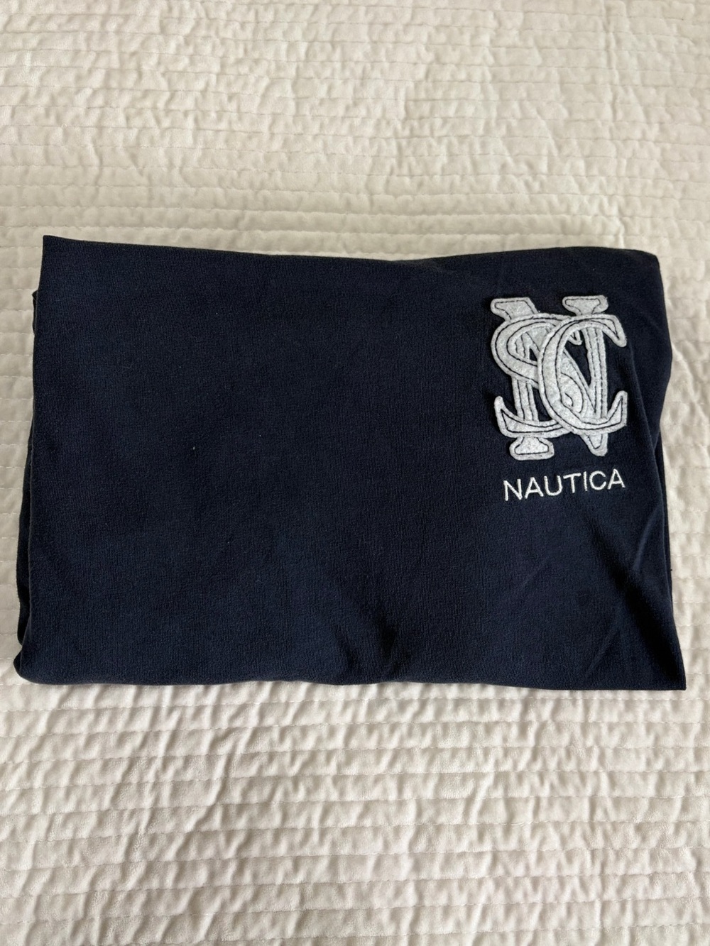 Nautica Dark Blue Long Sleeve T Shirt